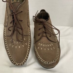 Hush Puppies Leather 6.5 Easy Times Comfort Moccasins